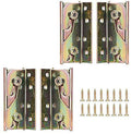 Bed Brackets Corner, GLANICS 4 Sets Bed Rail Brackets