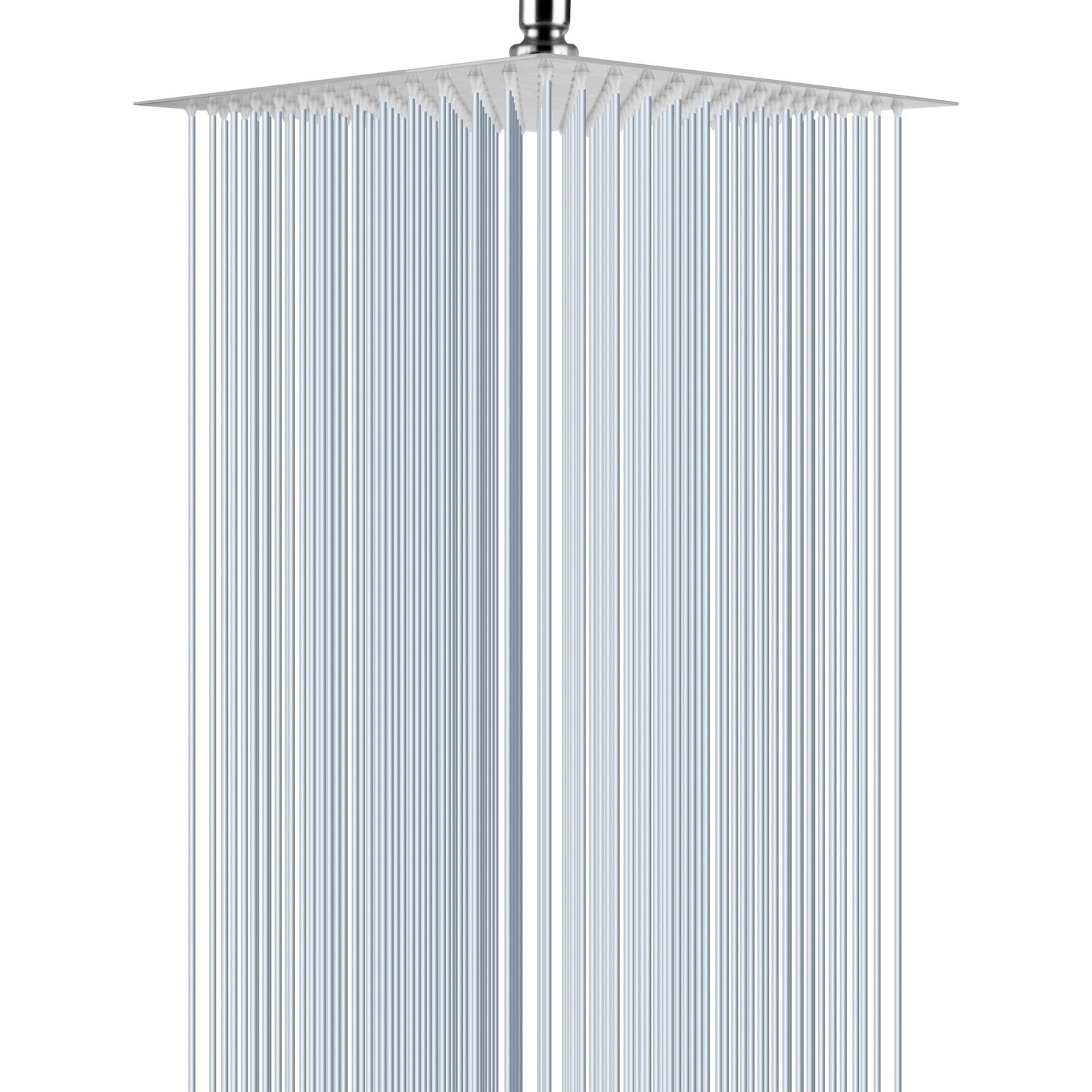 Rain Shower Head 12 inch Square Large Rainfall Overhead Fixed Shower Head