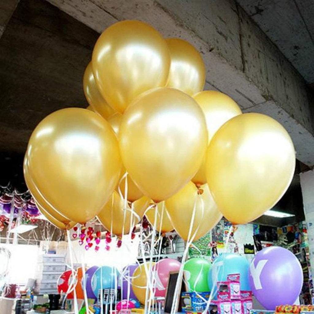 18-inch Gold Balloons 12pcs Thick Latex Party & Event Balloons