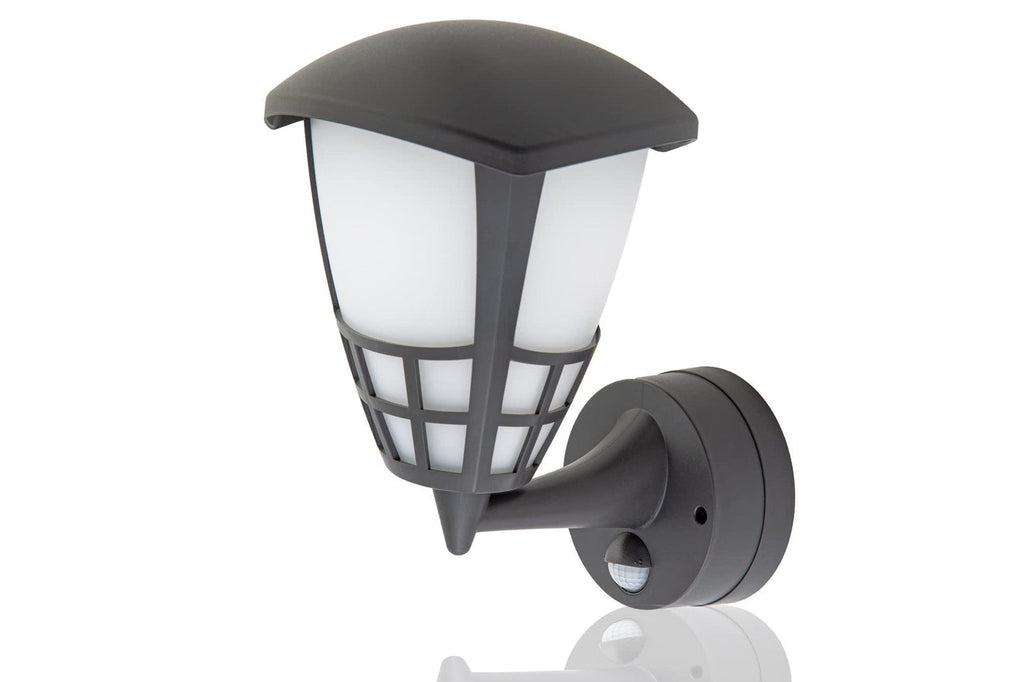 HUBER LED Wall Light with Motion Sensor 140° E27 Socket