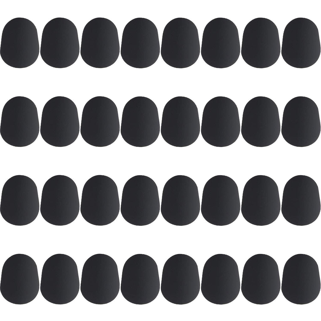 Saxophone Mouthpiece Cushion Pads for Alto & Tenor – 0.8mm Black 32 Pieces