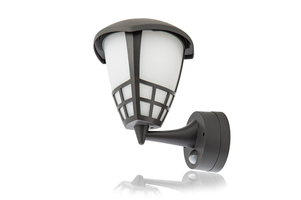 HUBER LED Wall Light with Motion Sensor 140° E27 Socket