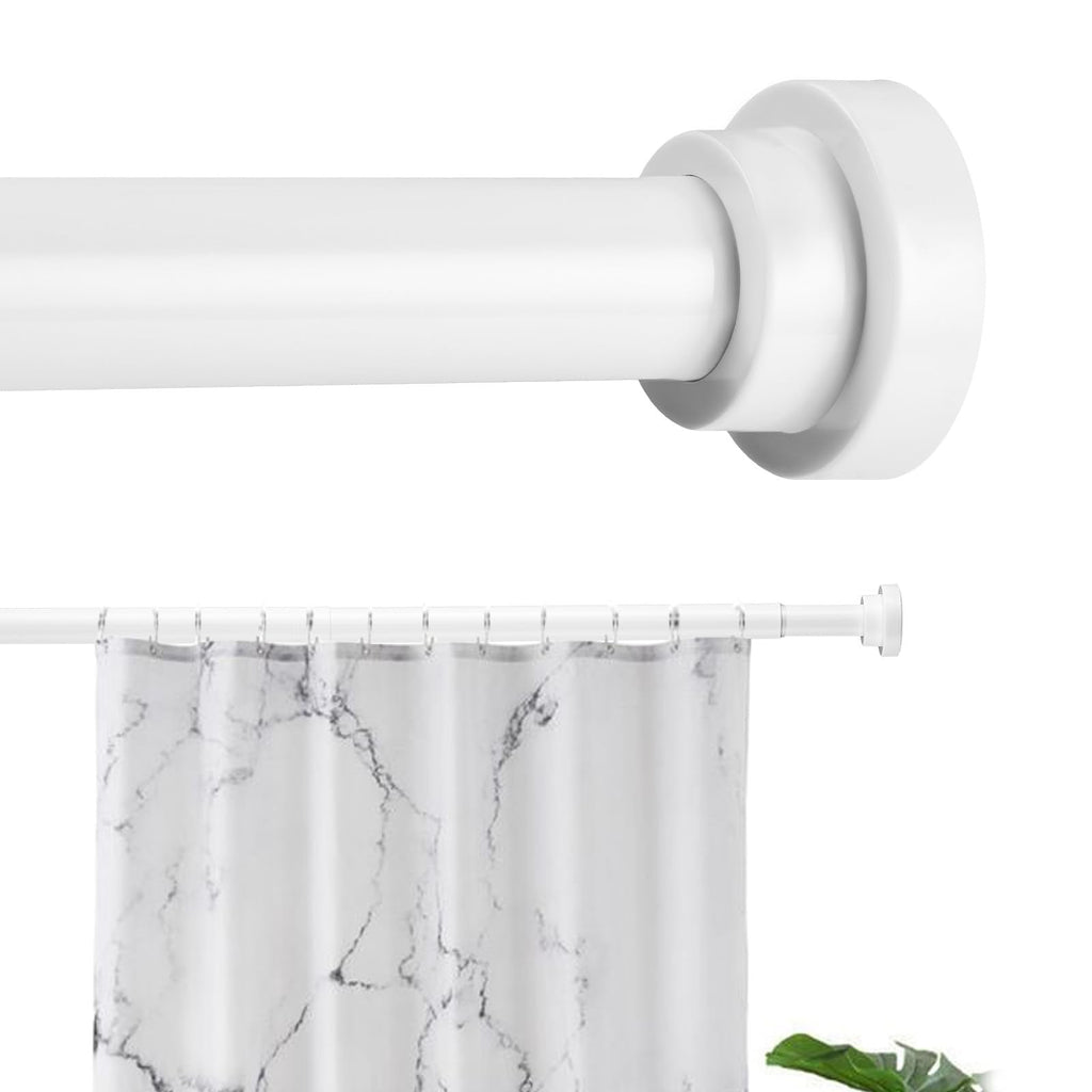 Extendable Shower Curtain Tension Rod 76-226cm,Telescopic Curtain Rod