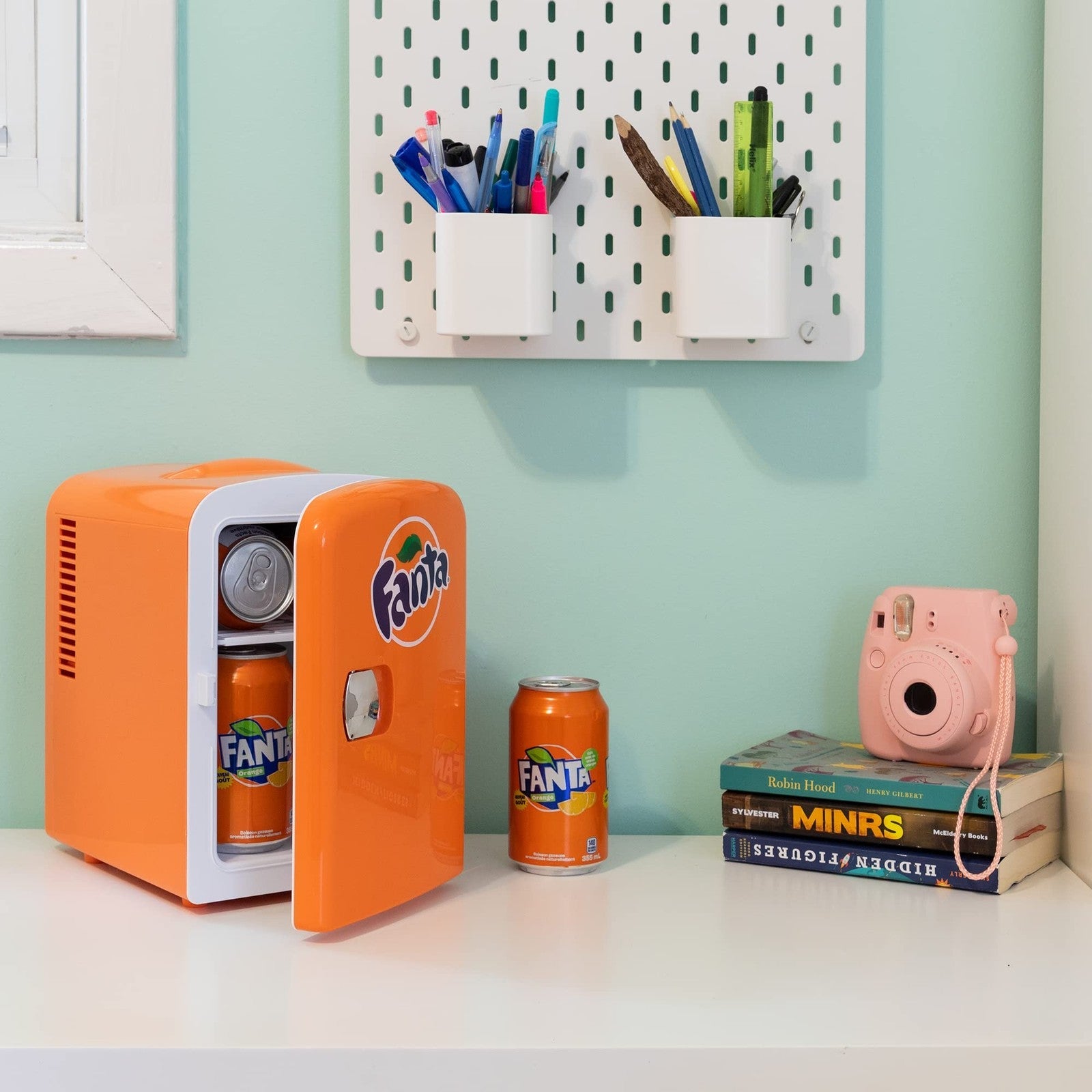 Coca Cola Fanta Mini Fridge For Bedrooms 4L Small Fridge