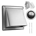 WeCooper 125mm External Wall Louvre Grille for Extractor Fan