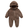 Fairy Baby Baby Snowsuit, Newborn Infant Baby Hooded Romper Fleece Snowsuit
