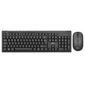 Wireless Keyboard and Mouse Full Size UK Layout for Office/Home – Black