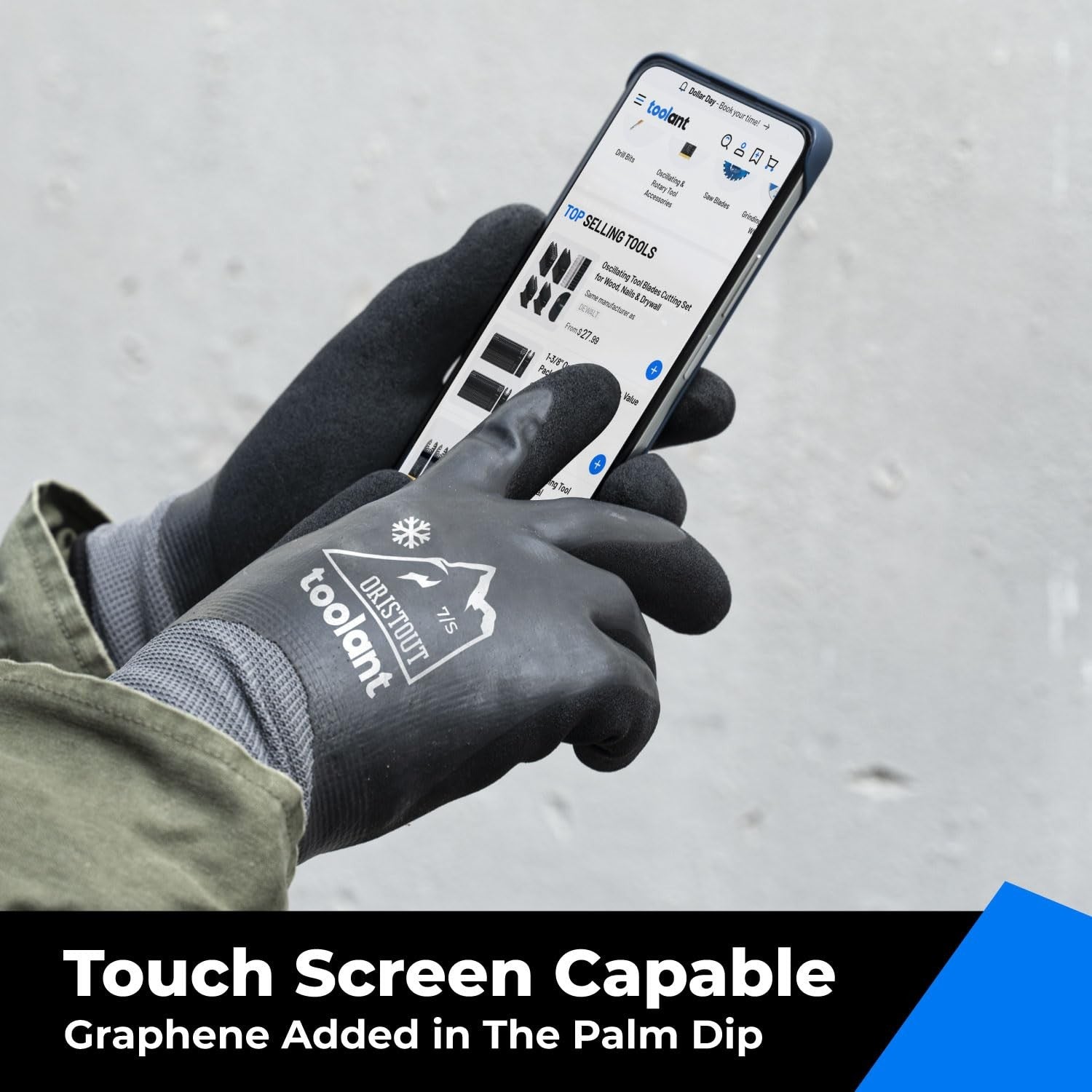 Waterproof Winter Gloves Thermal Work Gloves for Cold Weather Touchscreen