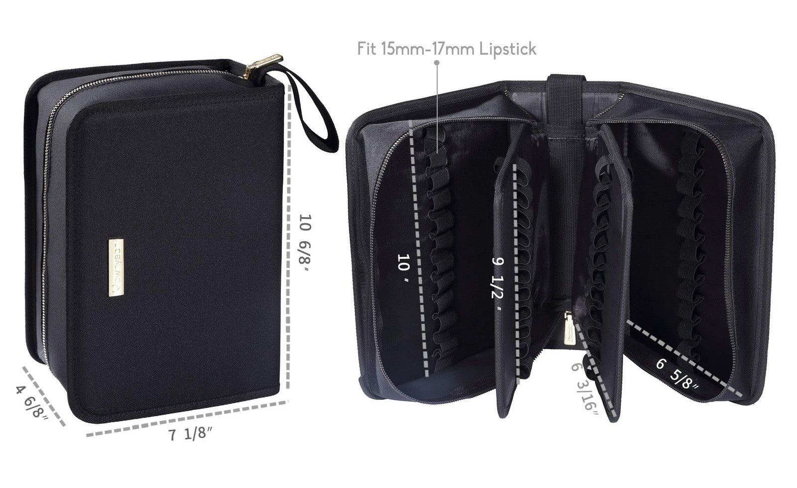 Lipstick Organiser Bag Travel Portable with Carrying Handle Large CapacitY