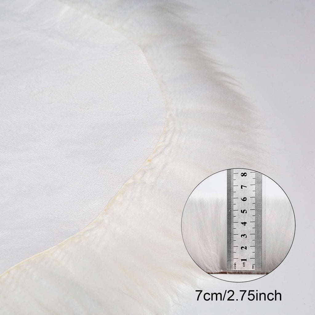 Genuine Sheepskin Rug Large (180x55cm, Ivory) MYLUNE HOME  Area Rugs