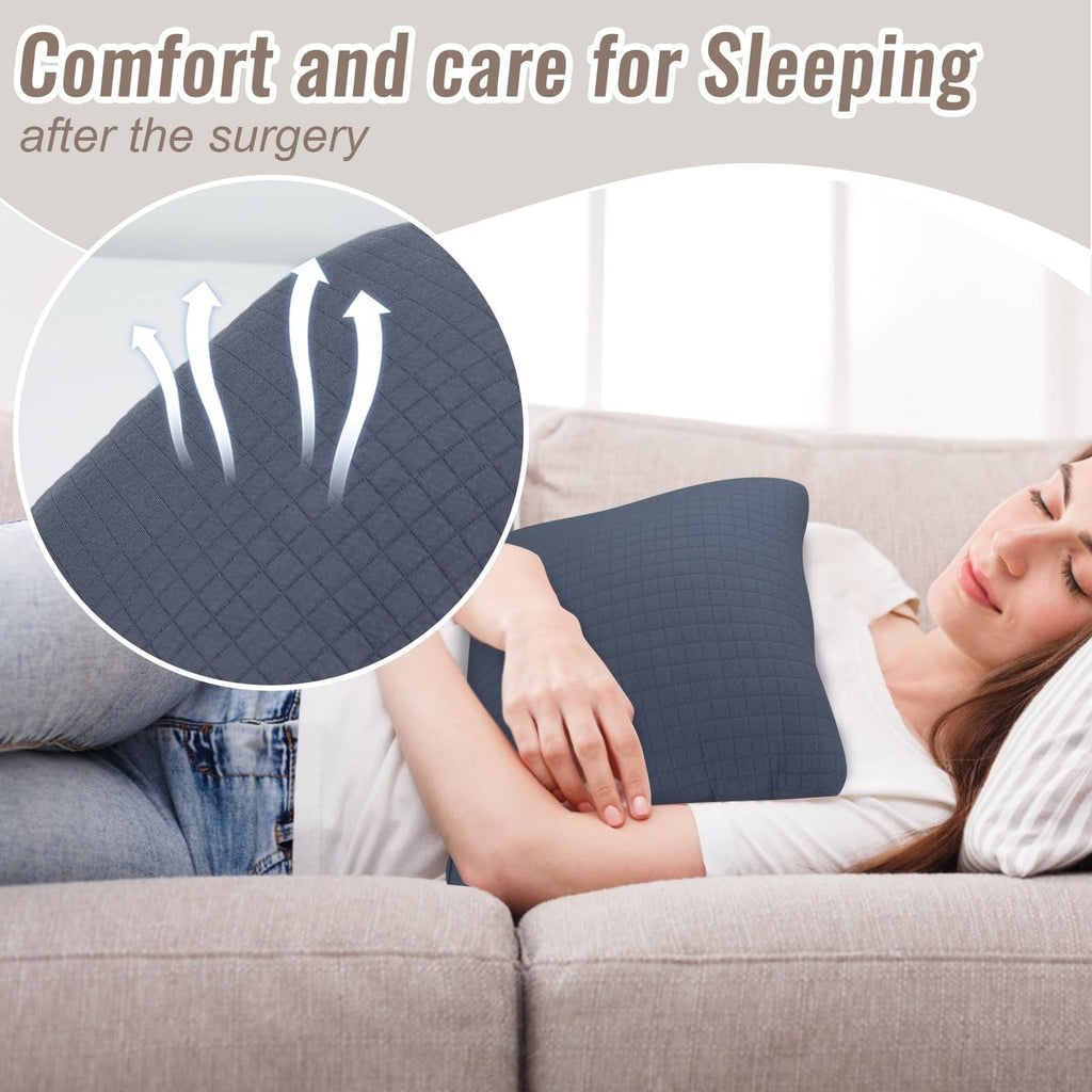 RoamReady Hysterectomy Recovery Pillow, Post-Surgery Cushion for Abdomen