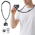 Camera Neck Strap Anti-Drop 1/4" Screw M5 Eye Bolt for GoPro DJI Insta360 Black