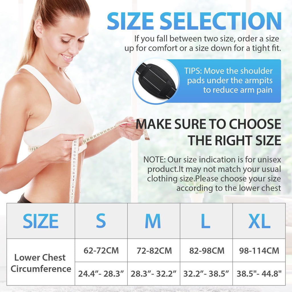 Posture Corrector for Men Women, Back Brace with Replaceable Support Plate