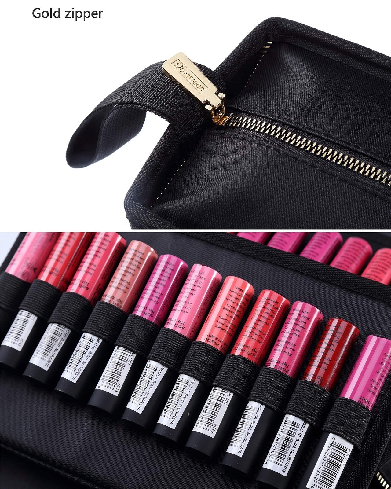 Lipstick Organiser Bag Travel Portable with Carrying Handle Large CapacitY