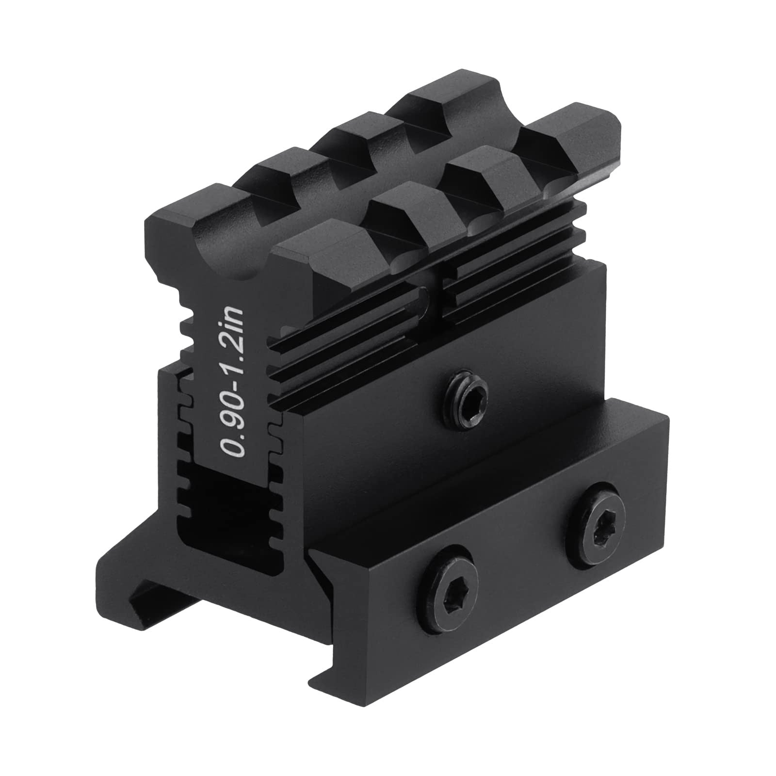 ToopMount Picatinny Riser Mount Rail Adjustable Height 0.9-1.2" Optic RiserMount