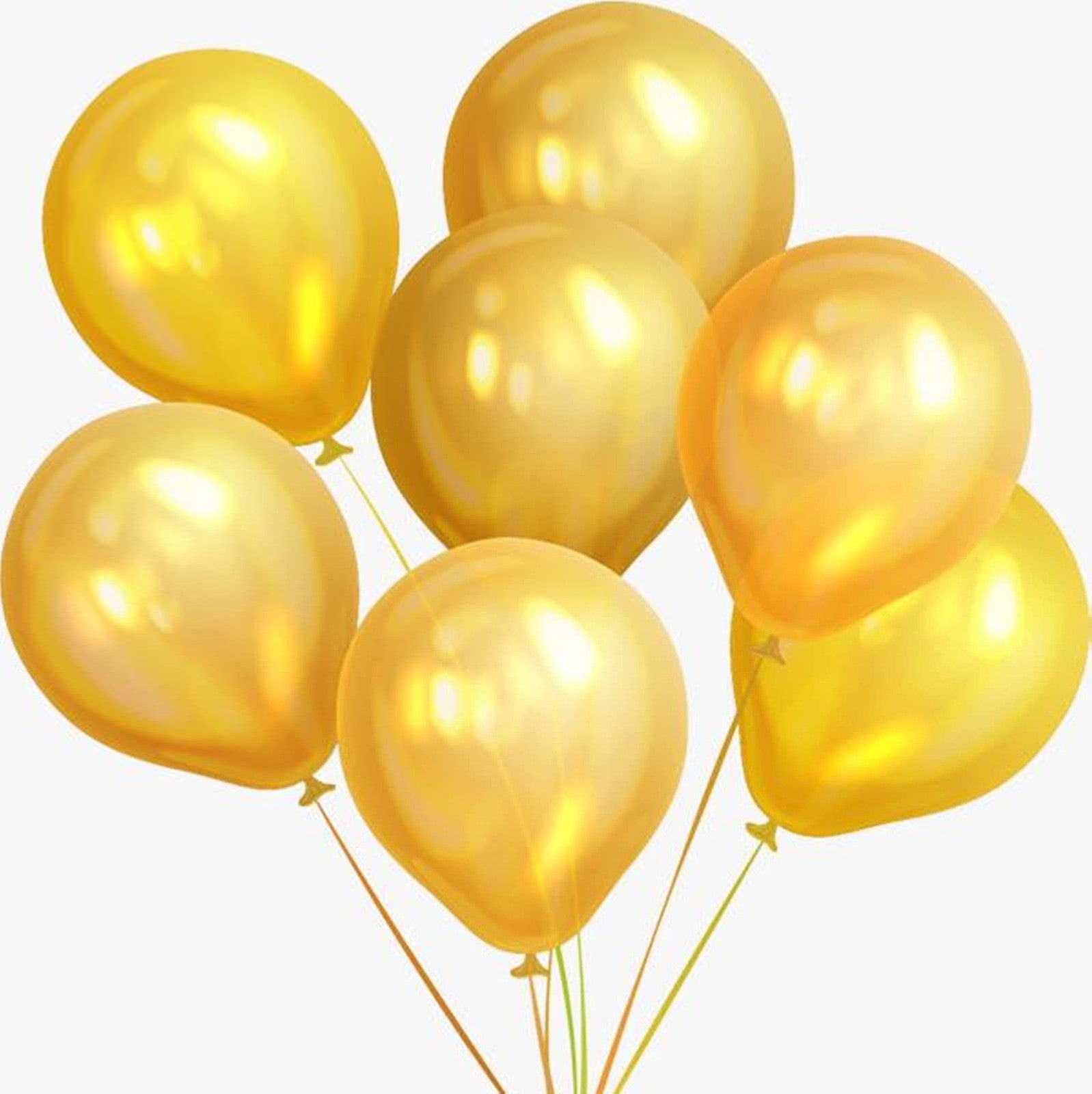 18-inch Gold Balloons 12pcs Thick Latex Party & Event Balloons
