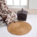DHAKA Jute Area Rug 100% Natural Fiber Hand Woven Ethical Trade Eco-Friendly