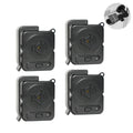 Door Knob Alarm 4 Pack 120dB Vibration Sensor Alert – Black