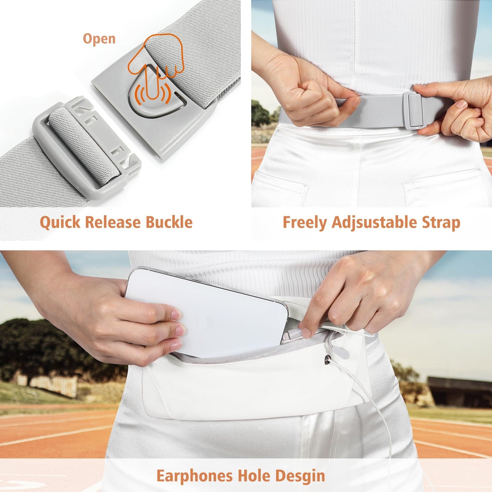 Running Belt for Phone Bag Running Gifts for Women Fanny Pack for Men - WHIPPY