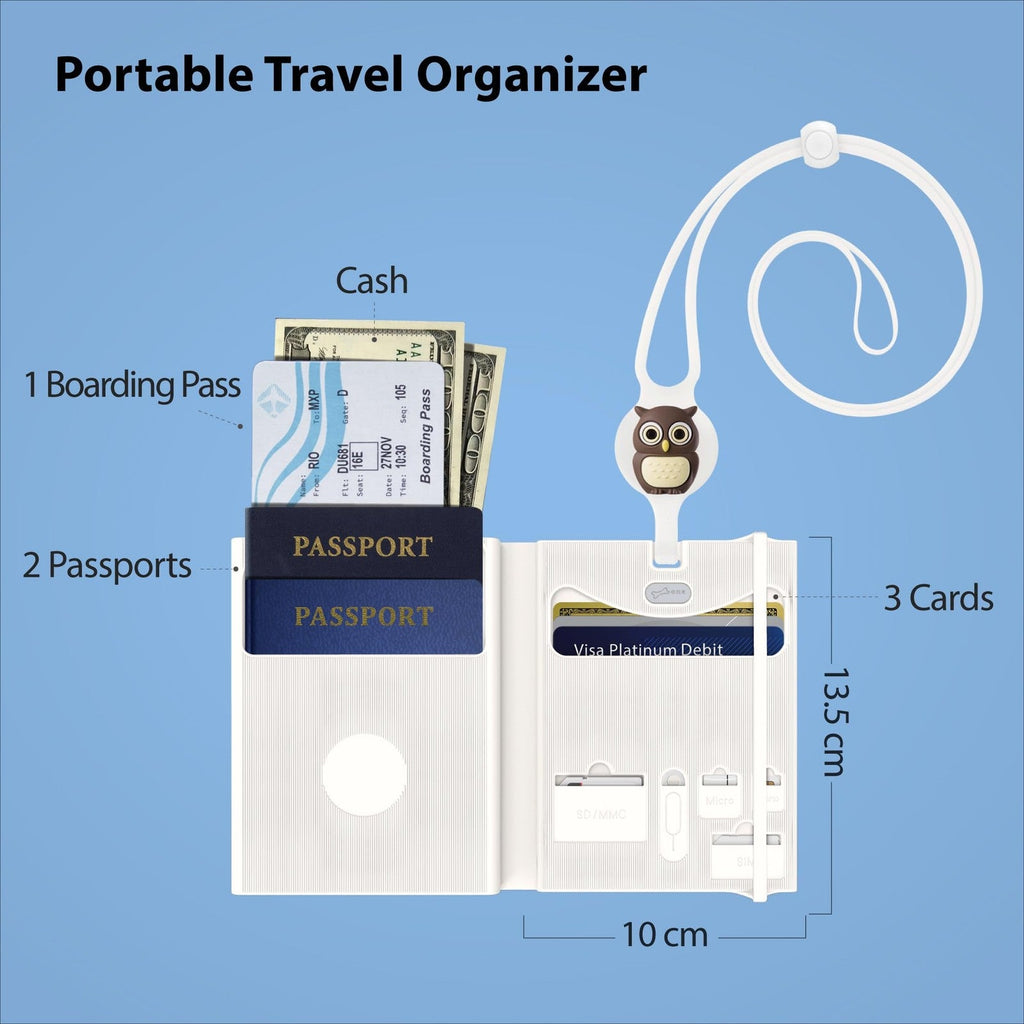 Lanyard Passport Lite - Travel Essentials Wallet for Travel Accessories