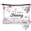 Nanny Gifts Makeup Bag Keychain Set – Thoughtful