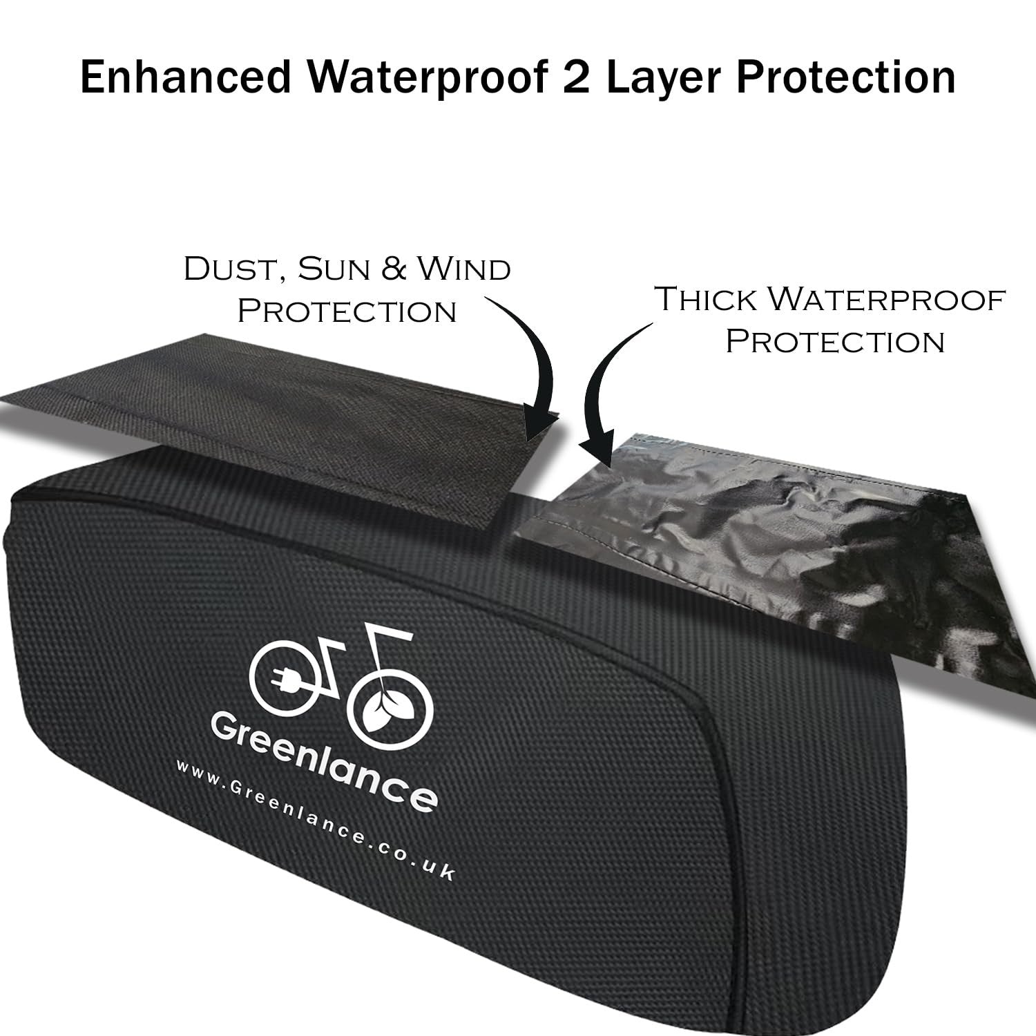 E-Bike Battery Waterproof cover bag for Hailong | Tigershark