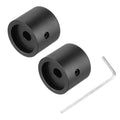 Guitar Knobs Metal Volume Tone Control Dome 6mm x 25mm – Black