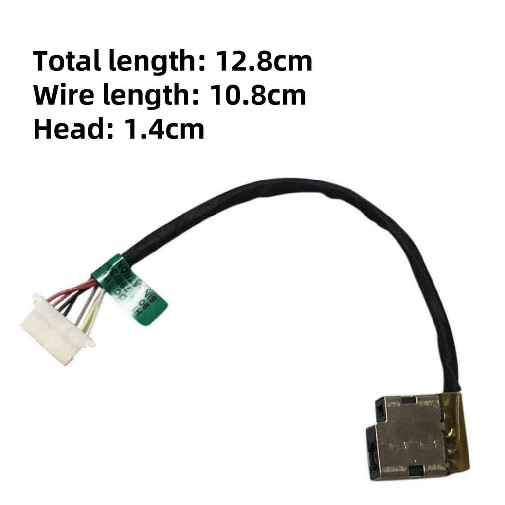ZAHARA DC In Power Jack Charging Port Cable for HP Laptops -12.8CM