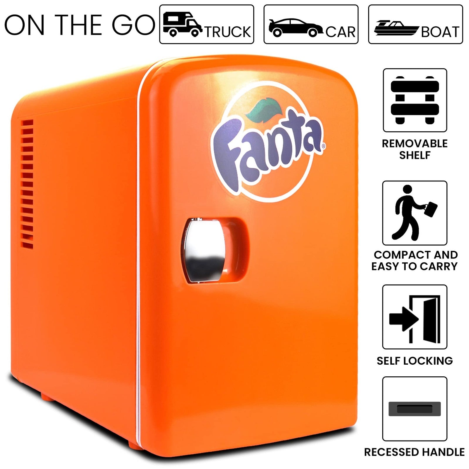 Coca Cola Fanta Mini Fridge For Bedrooms 4L Small Fridge