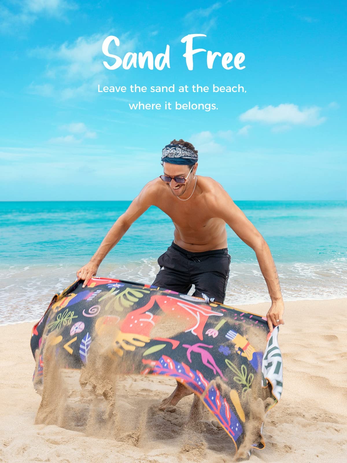Beach Towel Microfiber, Extra Large 178cm*80cm
