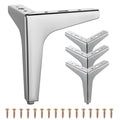 4 PCS Metal Furniture Legs Sofa Legs Modern Metal Triangle Furniture Feet 13 cm