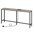 Console Table 160cm with Power Outlet & USB Ports - Industrial