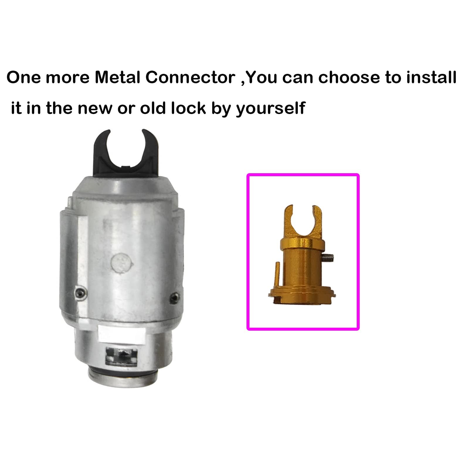 Temproad Aluminum Alloy Bonnet Hood Release Lock Repair Kit Latch