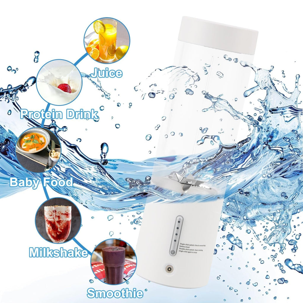 Rehomy 450ml Portable Blender USB Type- C Rechargeable