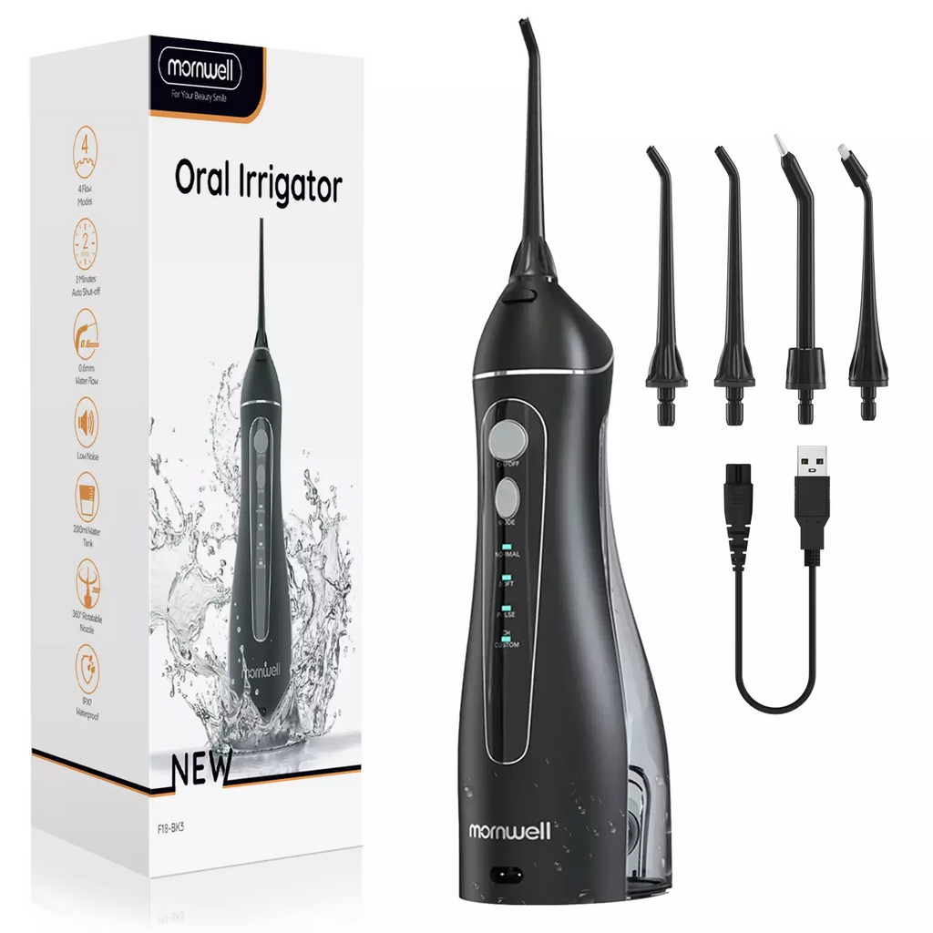 Dental Floss Portable Cordless F18 Oral Irrigator 3 Cleaning Modes Waterproof