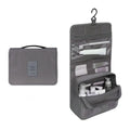 Travel Toiletry Bag, Hanging Toiletries Wash Bag Makeup Cosmetic Organizer -Grey