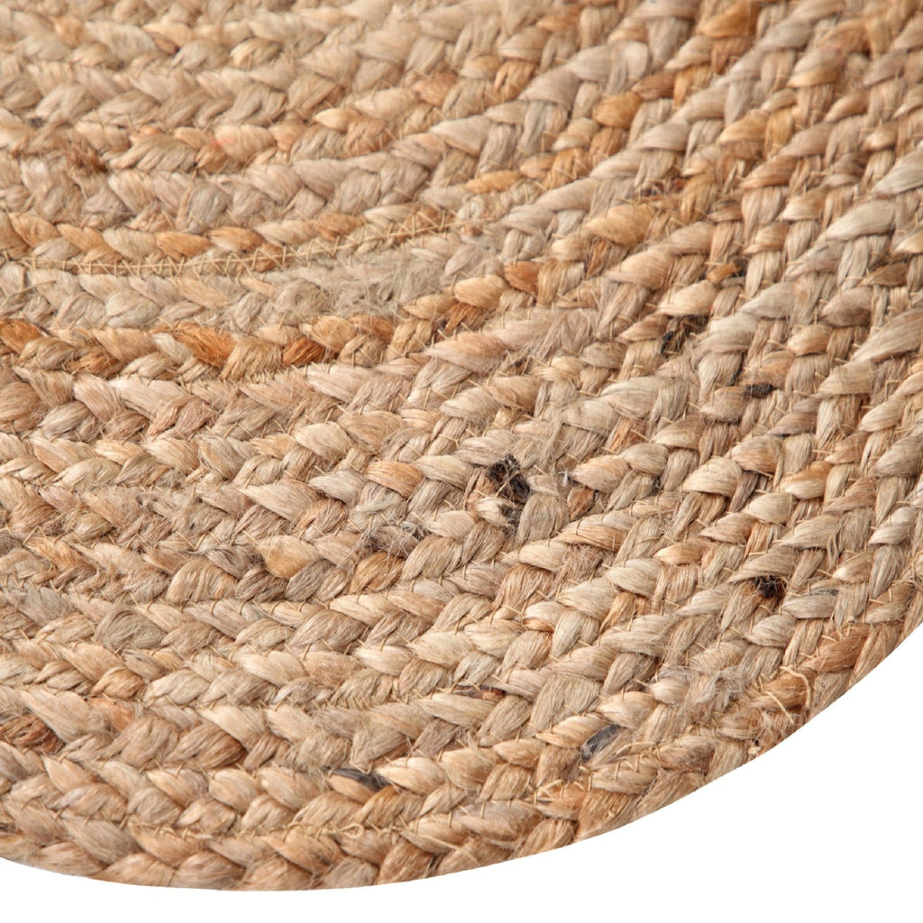 DHAKA Jute Area Rug 100% Natural Fiber Hand Woven Ethical Trade Eco-Friendly