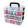 Bins & Things Stackable Storage Container with 18 Adjustable Compartments