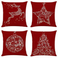 Christmas Decorative Throw Pillow Covers 18 x 18 inch