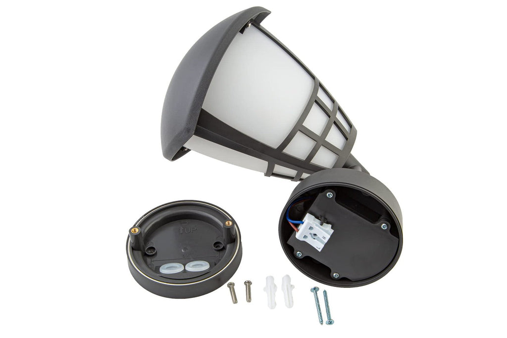 HUBER LED Wall Light with Motion Sensor 140° E27 Socket