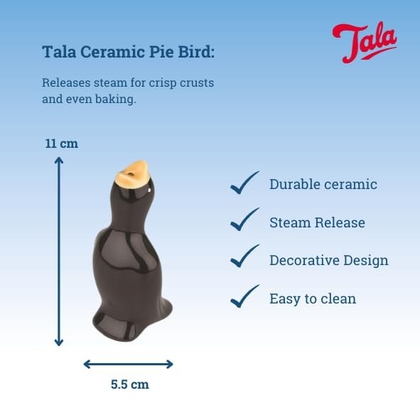 Tala Ceramic Pie Bird, 11 x 5.5cm – Traditional Steam Vent for Baking Pies