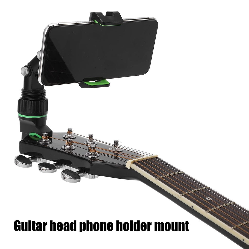 Guitar Headphone Holder Mount Set with Clip and Picks – Standard