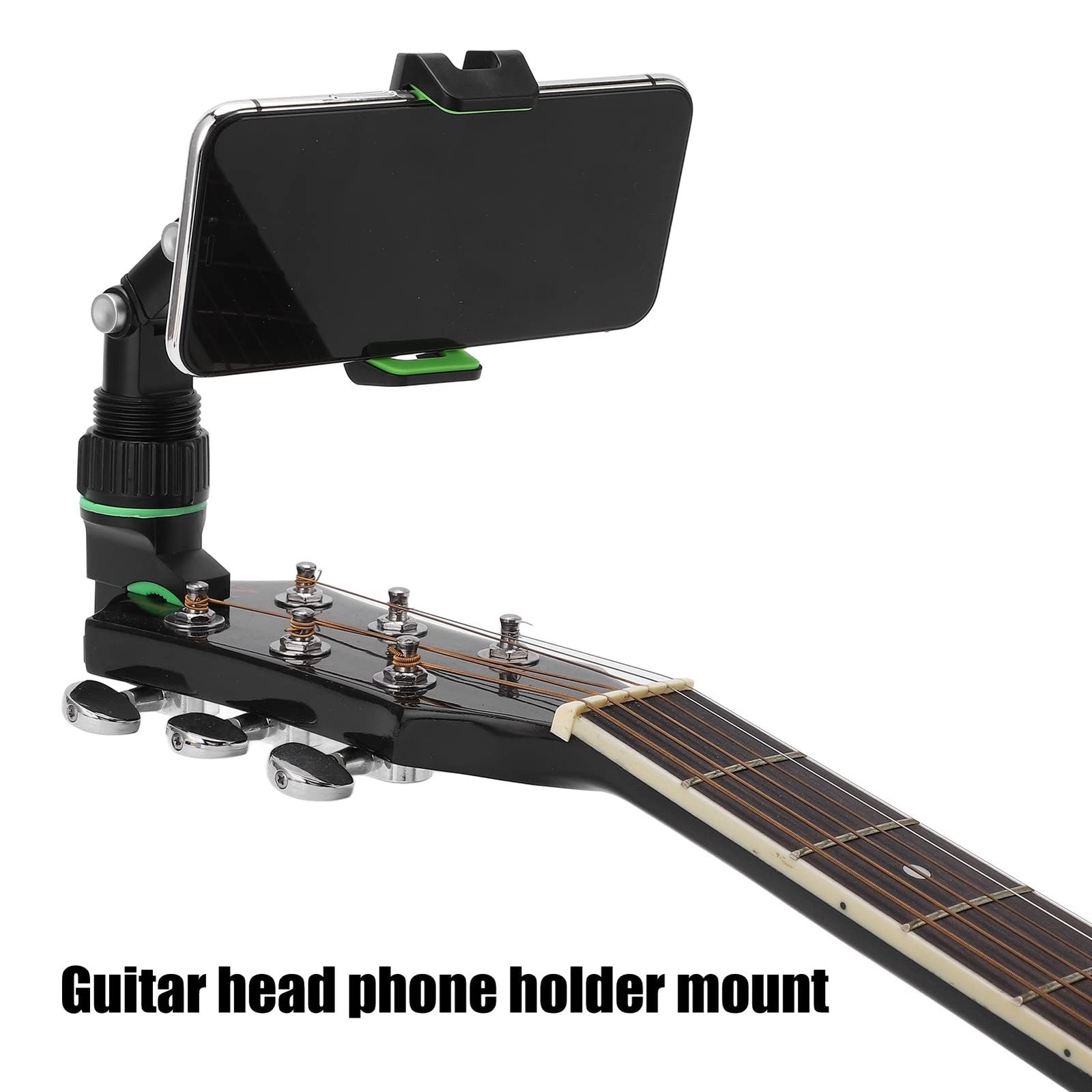 Guitar Headphone Holder Mount Set with Clip and Picks – Standard