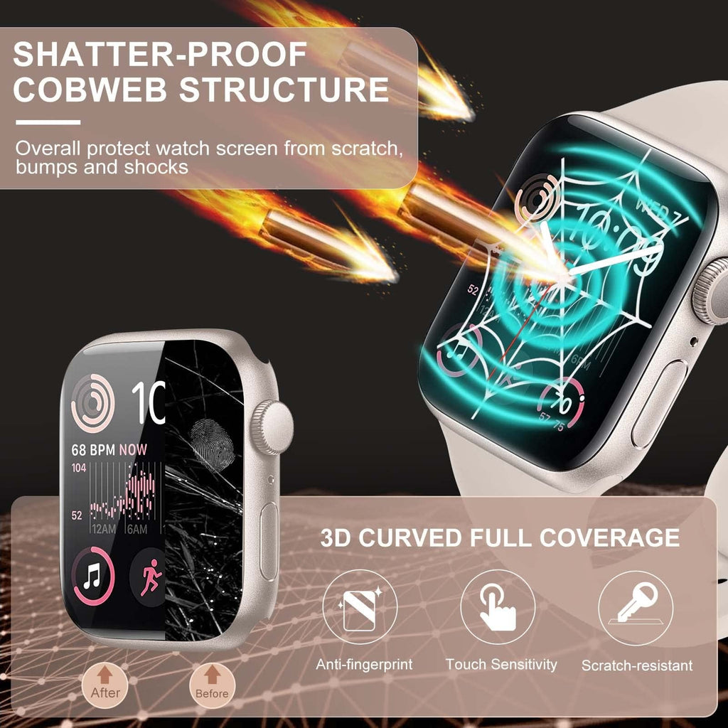 Apple Watch SE Series 6 5 4 Screen Protector 40mm - 2 Pack