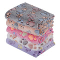 PET SPPTIES 5 pcs Pet Blankets for Small Medium Cats and Dogs, Fluffy Soft