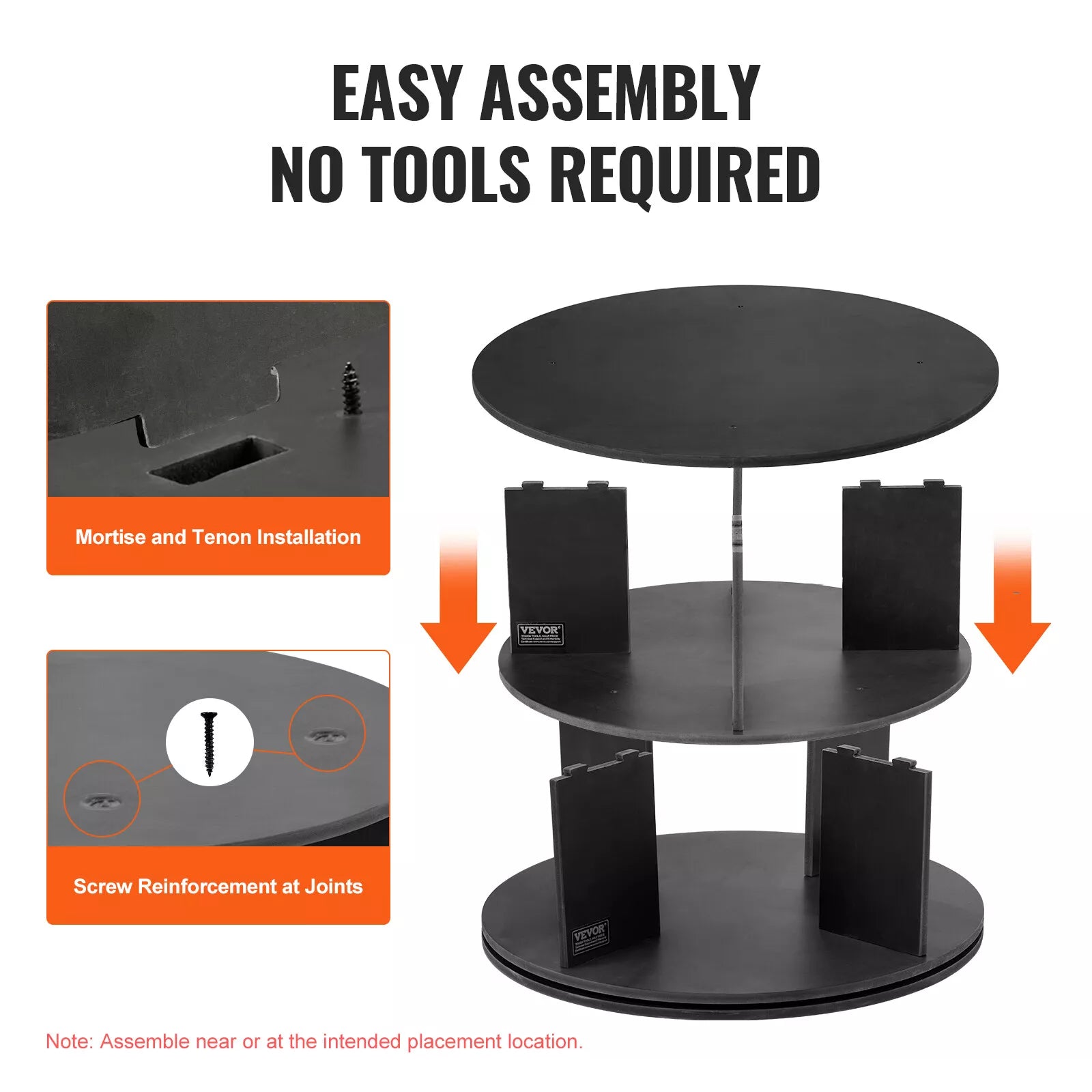 5-Tier 360° Rotating Shoe Rack Space-Saving Organizer Tower