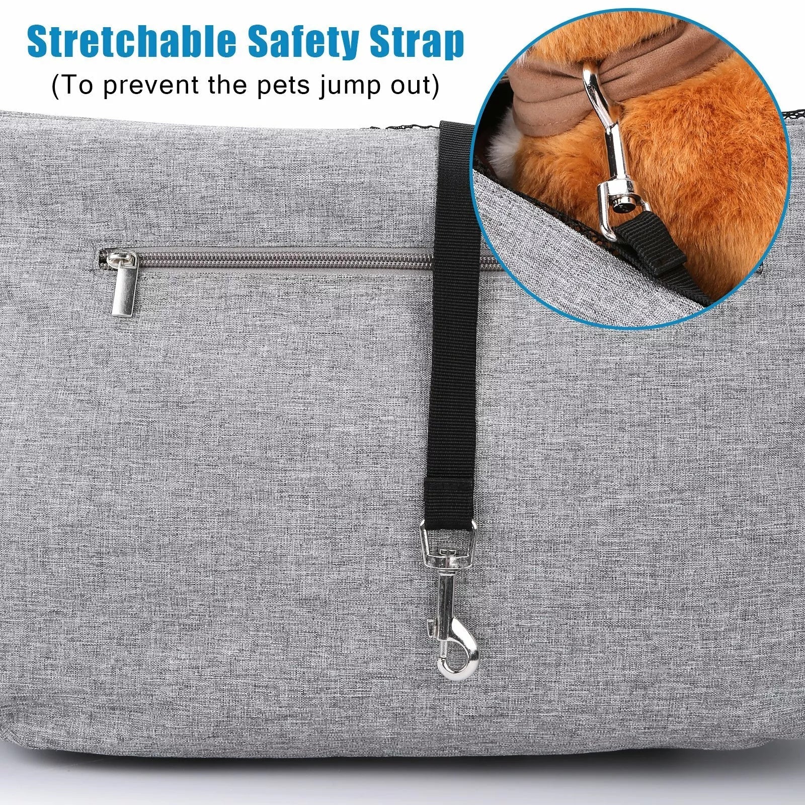 Breathable Large Dog Sling Carrier Bag Foldable