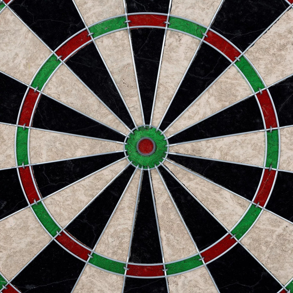 Deluxe Wooden Dartboard Cabinet Set with 6 Darts and Scoreboards