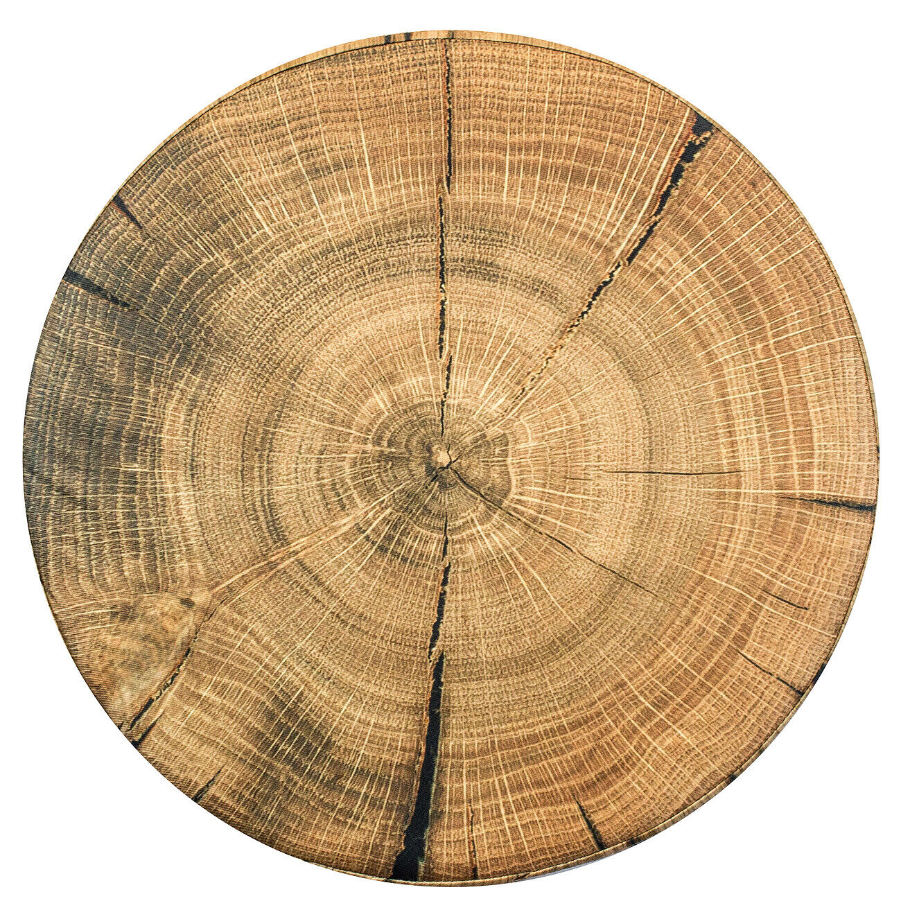 Foldable Tree Stump Storage Ottoman Stylish & Space-Saving