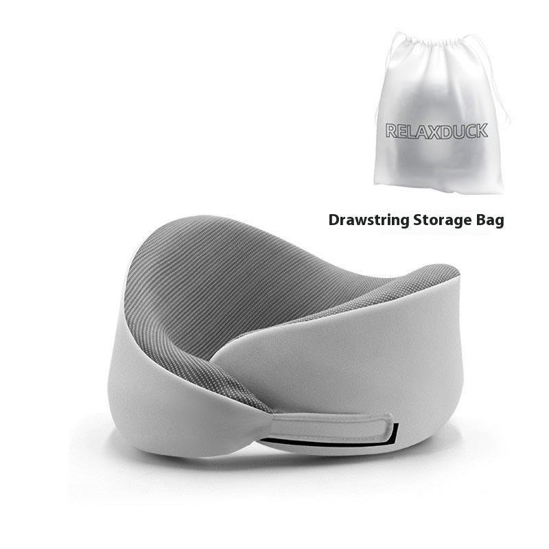 🌟 Adjustable Memory Foam U‑Shaped Travel Neck Pillow